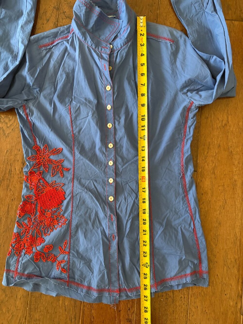 Johnny Was 3J Workshop Button Down Shirt. Size S. - Picture 8 of 8